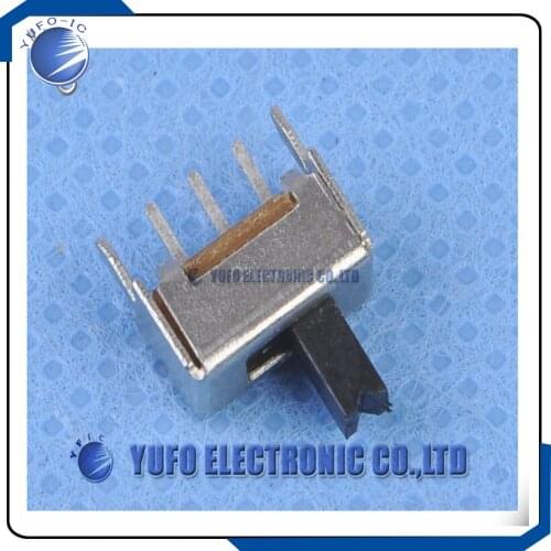 Free Shipping One Lot 20pcs NEW Mini Slide Switch SPDT 2.0mm Pitch 2 Tap Position 3Pin