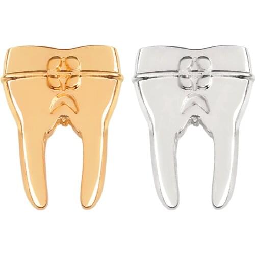 Tooth Pin Brooches Medical Jewelry Dentist Jewelry Gift for Doctors Nurse Medical Students Occupation Jewelry Friends Wholesale