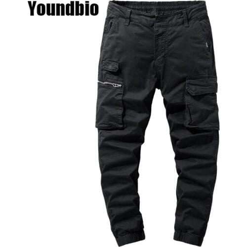 Men Military Uniform Pants Multi-function Multi-pocket Pure Cotton Overalls Trousers Casual Classic Fashion Sports Pants Men