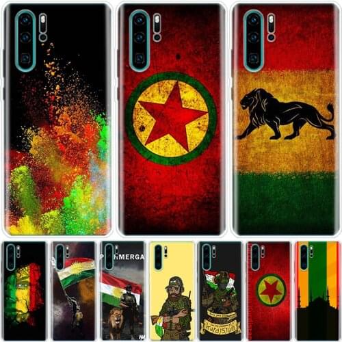 Kurdistan Flag Lion Phone Case For Huawei Honor 9 8A 8S 8X 7X 7A 20 10 Lite Pro 9X Y9 Y8 Y7 Y6 Y5 V20 V30 10i20i Y9S Coque