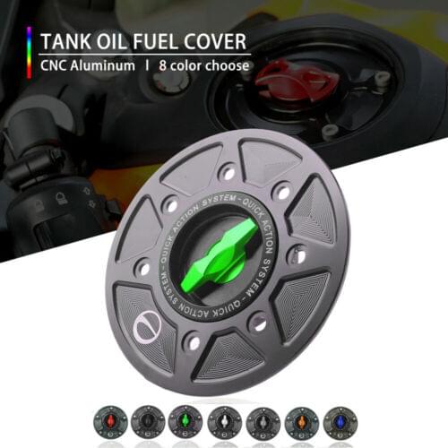 CNC Aluminum Keyless Motorcycle Accessories Fuel Gas Tank Cap Cover for KAWASAKI NINJA 400 2017-2021 EX400 Z400 NINJA400
