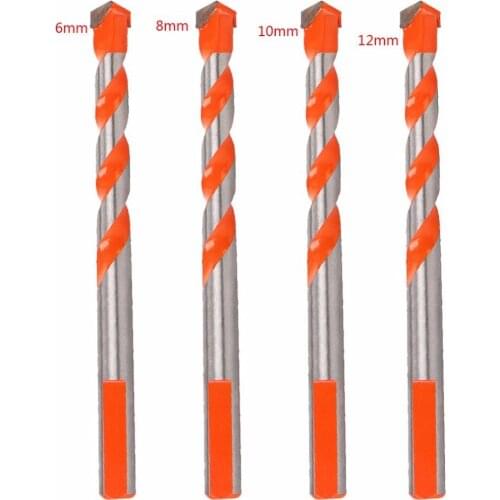 Ceramic Tile Drill Glass Ceramic Marble Tapper Concrete Wall Triangle Handle Electric Drill Twist Alloy Reaming