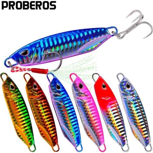Metal Jig Fish 10-15-20-30-40-50g Jigging Spoon Fishing Lures Casting Sea Bass Lure Artificial Hard Bait