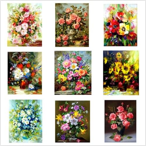 5d Diy Diamond Painting Kit Fower Full Square/Round Mosaic Embroidery Moasic Cross Stitch Home Decor Diamond Art Gift