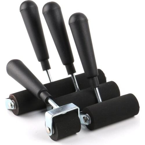 Wholesale New 4-20cm Professional Rubber Brayer Printmaking Ink Roller Painting Brush With Anti-Skid Plastic Handle Etching Tool