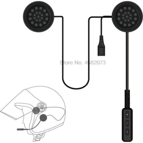 By DHL/Fedex 50pcs Motor Wireless Bluetooth 4.0 Headset Motorcycle Helmet Earphone Headphone Speaker Handsfree Music High