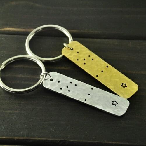 Personalized Libra Constellation keychain,Libra Sign Birthday Gift,Custom Horoscope Pendant,Astrology Jewelry,Zodiac keychain