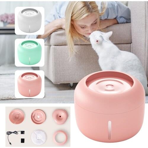 Feeding Water Flowing Fountain Pet Cat Drinking Bowl 2.5L Pet Dog Cat Drinking Fountain Automatic Drinker