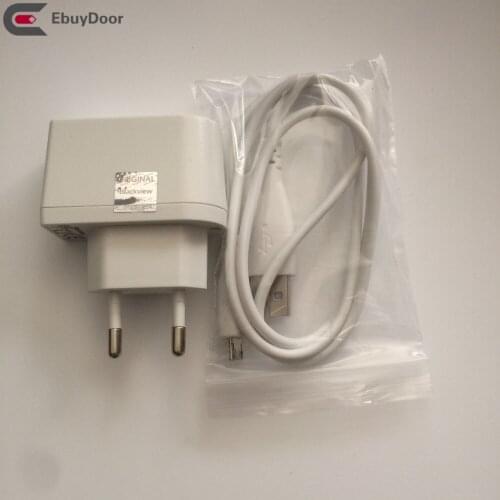 Used Original Travel Charger + USB Cable USB Line For Blackview BV2000 MTK6735 Quad Core 5.0 Inch 1280x720 Free Shipping