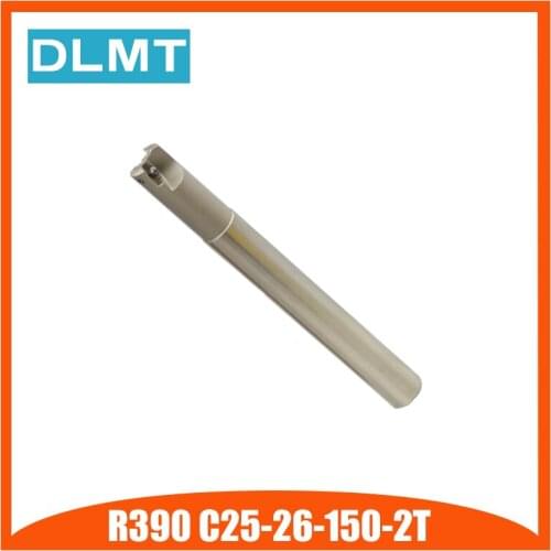 R390 C25 26 150 2T Indexable Shoulder End Mill Arbor End Milling Holder CNC Lathe Mill Cutter Holder