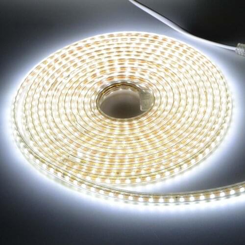 Super Bright 2835 Dimmable AC220V LED Strip Light 120leds/m 5M/10M Kitchen Outdoor Garden Lamp Tape Neon Ribbon