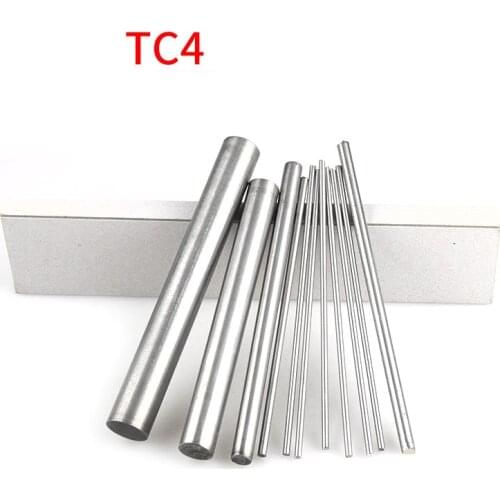 1pcs Length 100mm TC4 Titanium Ti Bar Grade Wire Stick GR5 Metal Rod Diameter 18mm-30mm For Turbine Manufacturing aerospace