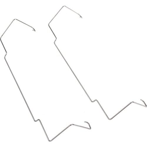 1Pair 12CM Computer CPU Cooling Fan Clip Steel Wire Fastener Metal Clip Computer related accessories