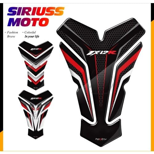 3D Motorcycle Tank Pad Protector Sticker Case for Kawasaki Ninja ZX12R ZX-12R Decals