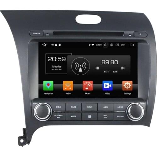 4GB RAM Octa Core Android 8.0 Car Audio DVD Player for Kia CERATO K3 FORTE 2013 Radio GPS 4G WIFI Bluetooth 32GB ROM USB DVR