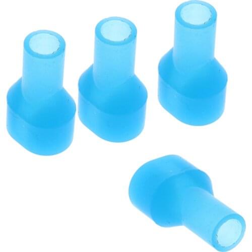 4pcs Blue Drink Pipe Bite Valve For Travel Hiking Hydration Backpack Bladder