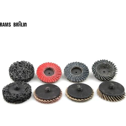 40 pieces 2"/50mm Roloc Clean & Strip Grinding Disc for Metal Paint Rust Removal + 1 piece Holder sent