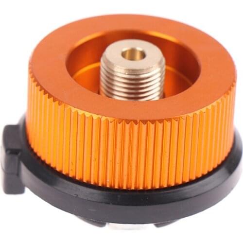 Outdoor Camping Stove Refill Adapter Flat Gas Adapter Valve Canister Gas Convertor Shifter Cylinder Refill Adapter