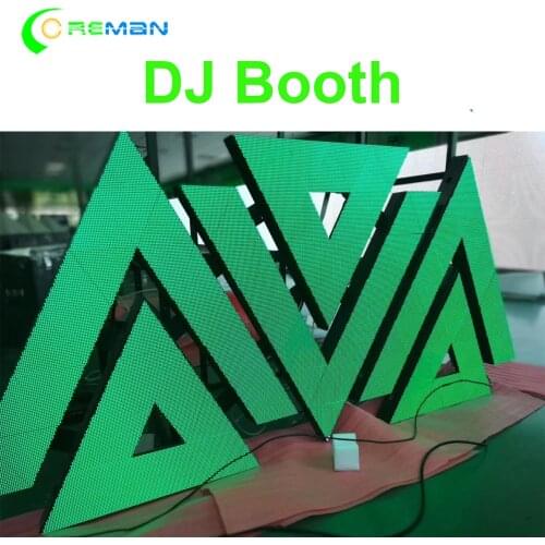 Aliexpress new 3d dj led sign 3D DJ Console Indoor Light Display LED Screen dj booth