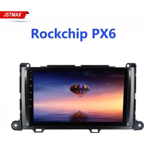 Android 9.0 Car Radio 2 Din multimedia GPS Navi for Toyota Sienna XL3 2010 2011 2012 2013 2014 PX6 DSP IPS HDMI 4Gb RDS WIFI