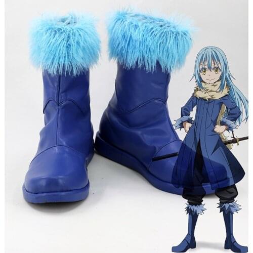 Rimuru Tempest Cosplay Boots Blue Shoes Tensei Shitara Slime datta ken Rimuru That Time I Got Reincarnated as a Slime Cosplay
