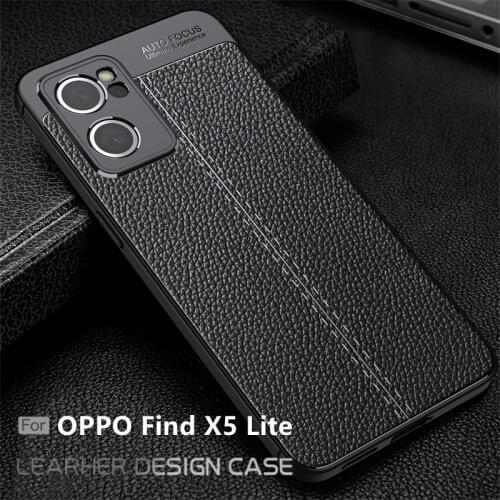 For Case OPPO Find X3 Lite Cover For Find X3 Lite Capas Bumper Soft Shockproof TPU Leather For Fundas Find X3 Lite Case 6.43"