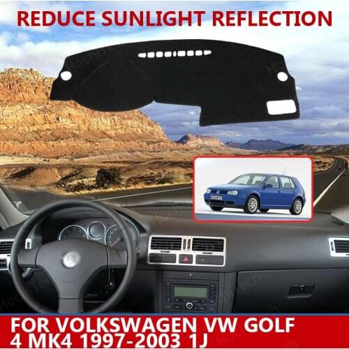 For Volkswagen VW Golf 4 MK4 1997-2003 1J Right Left Hand Drive Good Polyester Material Anti Light Car Dashboard Cover Mat