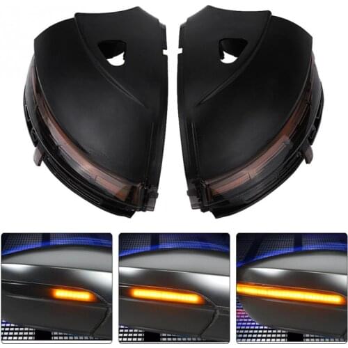 1 pair Car Left/Right Side LED Flowing Turn Signal Light for VW Passat Jetta E0S Beetle CC Rearview Mirror Light Car Accessories