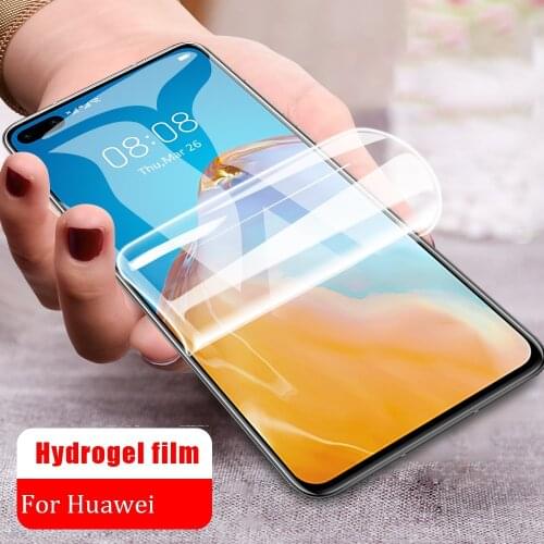 Hydrogel Protective Film For Huawei Honor 20 Pro 10 9 8 Lite 10i Soft Full Cover Screen Protector 20s 9X 8X 8A 8S Not Glass