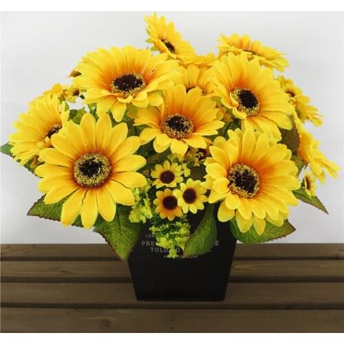 Artificial Flower f/ Wedding Bride Bouquet Party Decor Home Hotel Cafe Decor