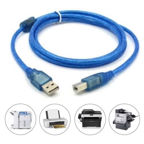 300PCS/LOT 1.5m 5FT High Speed USB 2.0 Scanner Printer Cable A To B Male Sync Data Cable For Canon Epson HP Printer Wholesale