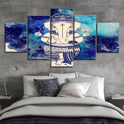 Hindu Gods Pictures canvas painting Indian religion poster living room wall decoration painting prints wall art