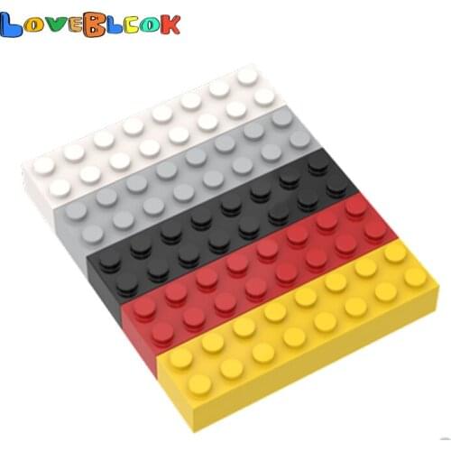 LoveBlock Brick 2x8 Building Blocks Assembles MOC Parts DIY Toys Christmas Gift Creative Educational 3007 For Kids 10pcs/Lot