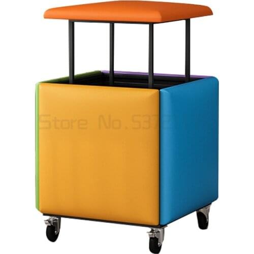 Multi functional creative cube stool, one stool to five stools, economical folding portable stool