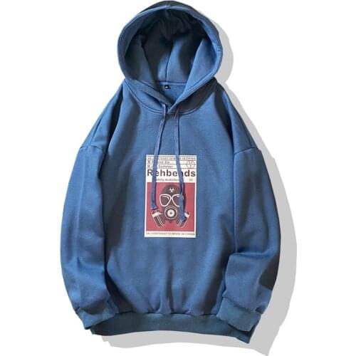 Men New Autumn Winter Cotton Print Hoodies Sweatshirts Men Fashion Harajuku Casual Loose Fit Hoodies Sweatshirts Men