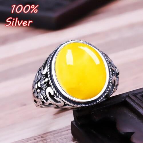 925 Sterling Silver Color Adjustable Ring Blanks 13*16mm Oval Wax Turquoise Rings Settings Findings for Jewelry Making