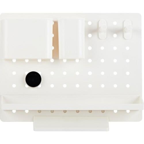 Geometric desktop storage shelf, Office learning plastic simple wind, free collocation