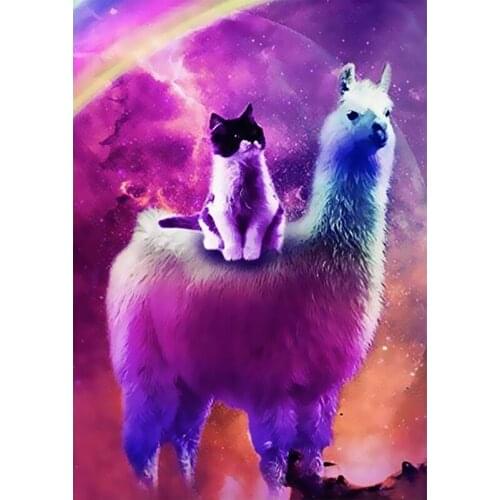 Sheep and dog NewspaperDIY Coloring Paint By number Tools picture Painting By Numbers Surprise Gift art supplies dropship