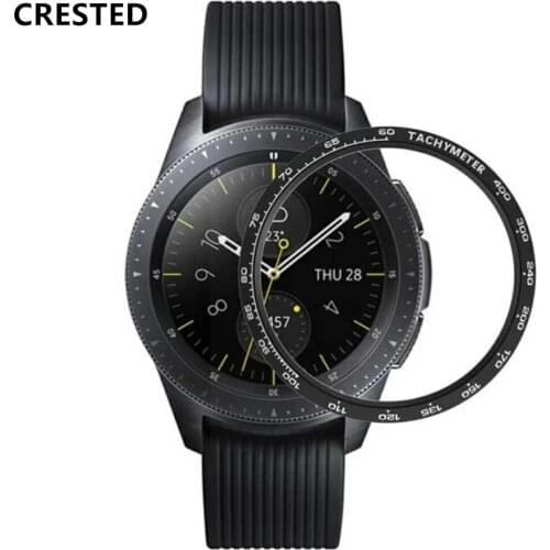 Gear S3 frontier Bezel For Samsung Galaxy Watch 46mm 42mm Gear S3 Classic Ring Adhesive watch case Cover Anti watch accessories