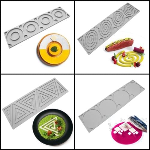 SHENHONG Chocolate Chip Mould Cake Decorating Tools Silicone Mold Mousse Cupcake Topper Decoration Party Pastry Baking Pan