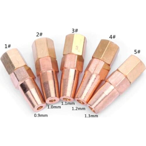 5 Pcs H01-6 Propane Gas Welding Nozzle Oxygen Gas Contact Tips Holder Gas Nozzle 'lrz