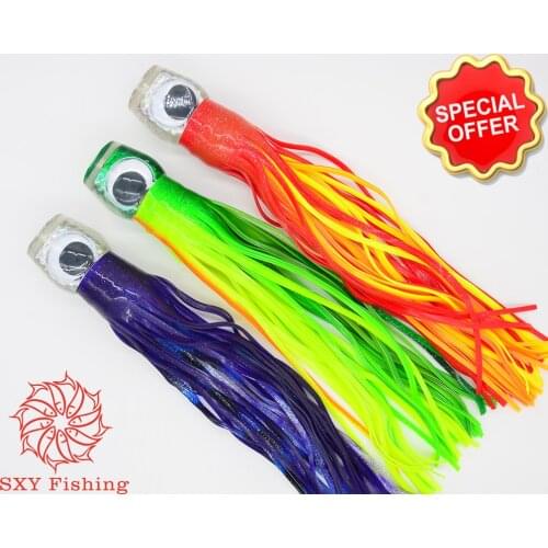 SXY FISHING Marlin lure Resin Lure Trolling Bait Weight 7OZ 200g Length 13in Deep sea fishing Master Trolling lure Octopus lure