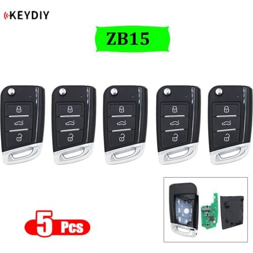 5Pcs/Lot KEYDIY Universal Smart Key ZB15 for KD900 KD-X2 Mini KD Car Key Remote Replacement Fit More than 2000 Models