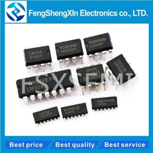 10pcs/lot LM358P LM358 NE5532P NE555P LM358P LM324N LM339N LM258P LM358DR LM324 TL084C new and original IC