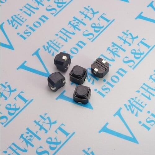 500PCS/6*6*5MM silent switch U type foot pin foot chip silicon micro switch touch button 6X6X5