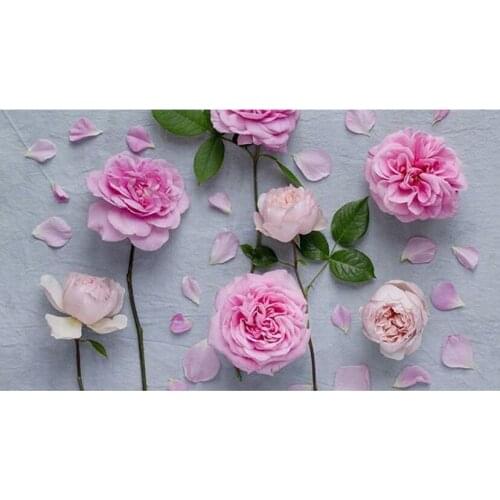 DIY Embroidery Full Square Round Diamond Painting Rose Cross Stitch Rhinestone Art Home Decor JX341