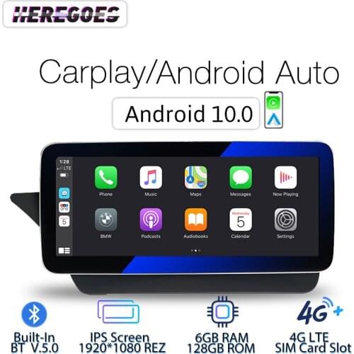 Carplay 10.25" 8Core Android 10.0 Car DVD Player For Mercedes Benz E Class W207 C207 A207 Two door Coupe 360 Camera GPS Radio