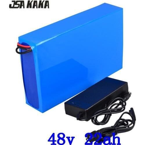 Free customs duty 48V 22AH lithium battery 48V 20AH 22AH 25AH ebike battery pack 48V 1000W 2000W scooter battery with 5A Charger