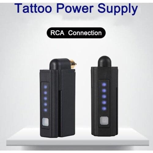 Wireless Tattoo Power Supply RCA Connector Portable Tattoo Battery USB Rechargeable for Rotary Pen Machine Tattoo Supplies