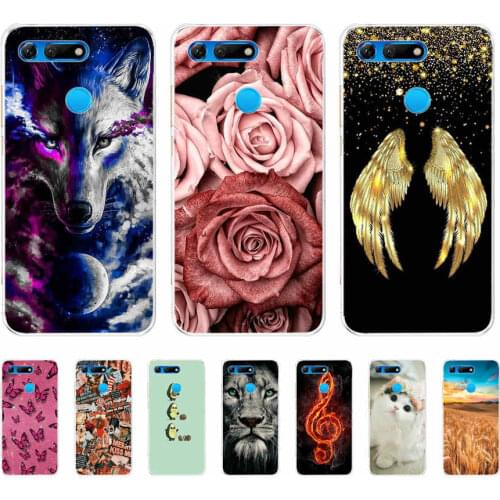 Case For Huawei Honor View 20 Silicone Cover Soft TPU Funda Case For Honor View 20 Case For Honor V20 V 20 Silicon Bumper Coque